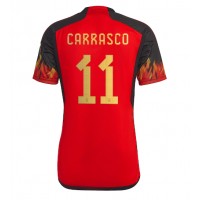 Camiseta Bélgica Yannick Carrasco #11 Primera Equipación Mundial 2022 manga corta